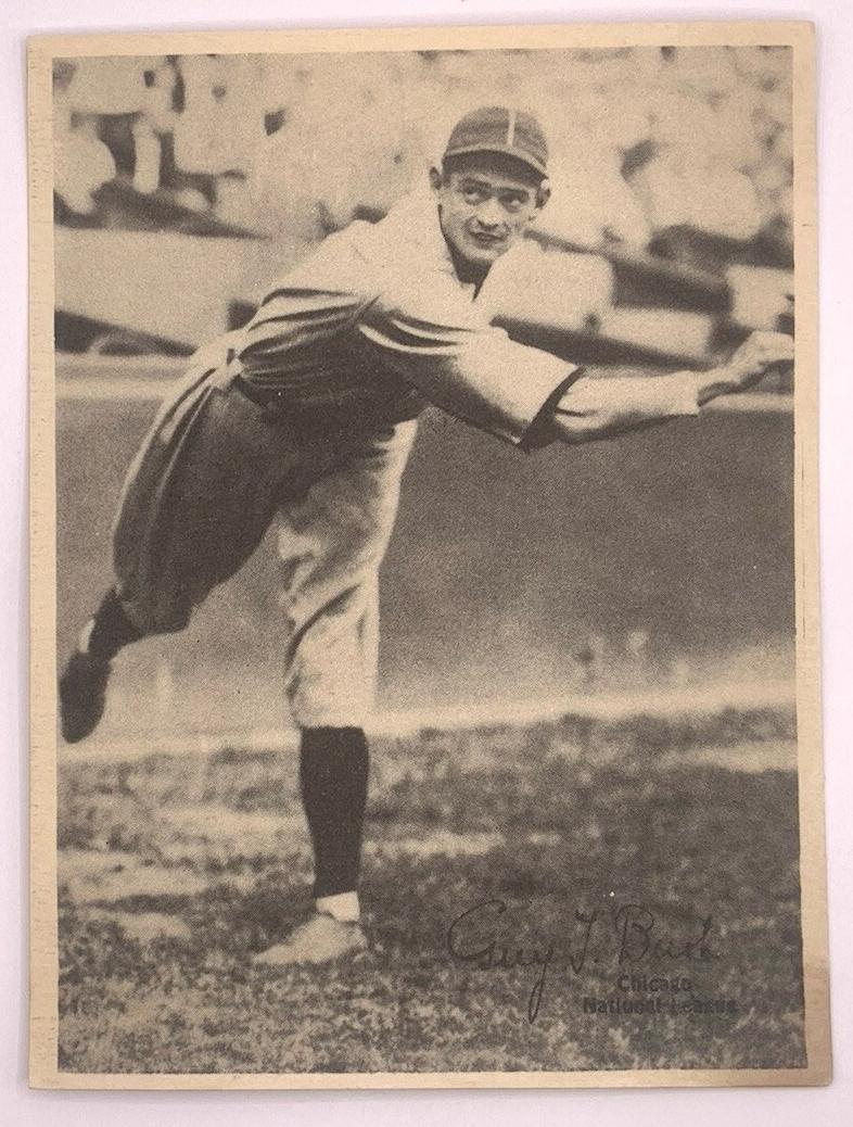 1929 R316 Kashin Publications Baseball Guy Bush #NNO