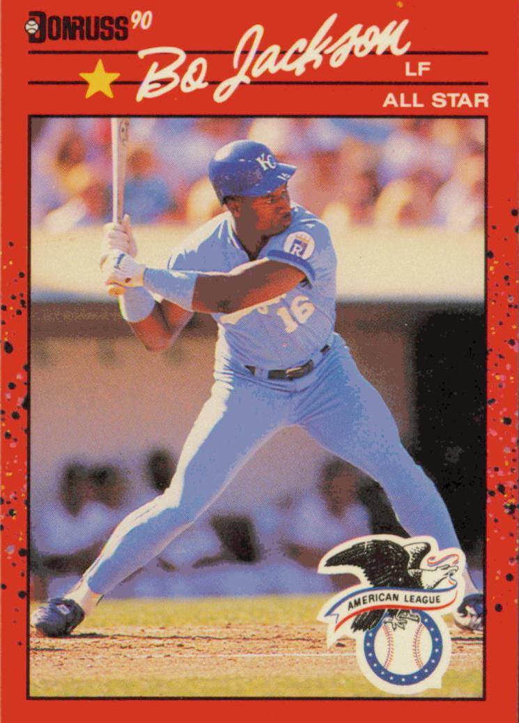 1990 Donruss Baseball Bo Jackson #650