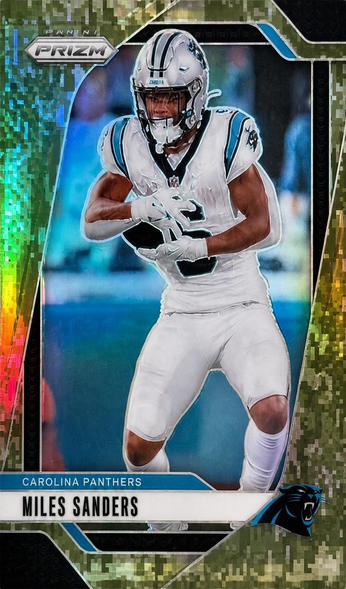 2024 Panini Prizm Football Forest Camo Miles Sanders #38
