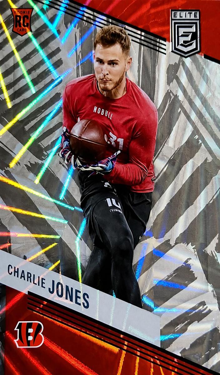 2023 Donruss Elite Football Razzle Dazzle Charlie Jones #119