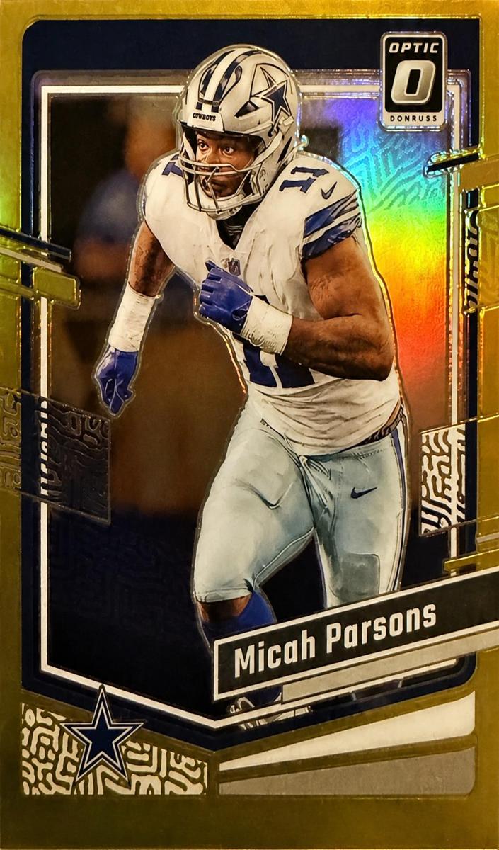 2023 Donruss Optic Football Gold Micah Parsons #50