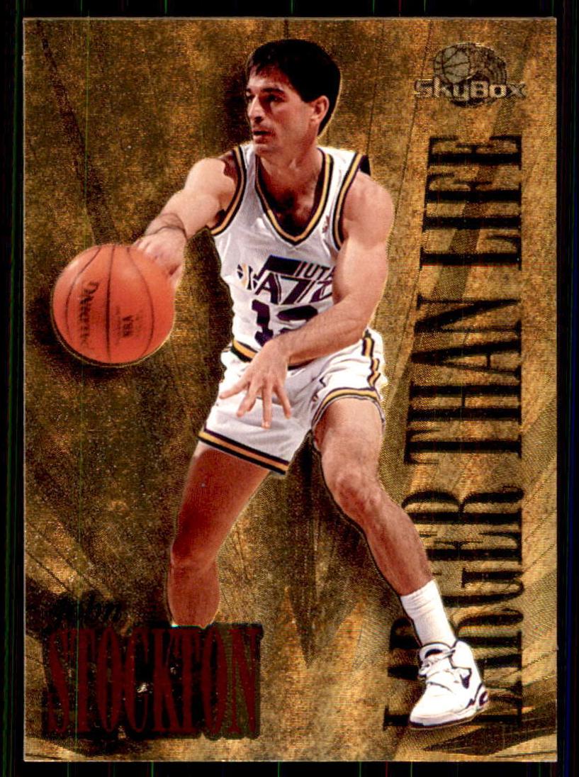 1995 Skybox Premium Basketball John Stockton #L10