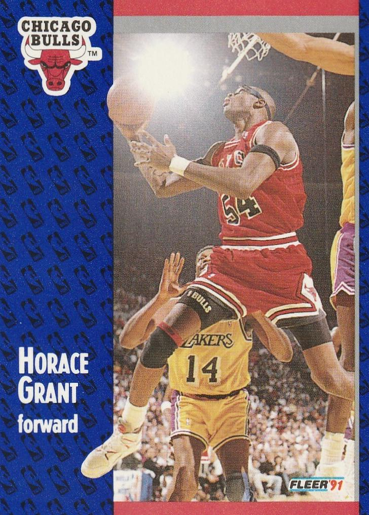 1991 Fleer Basketball Horace Grant #27