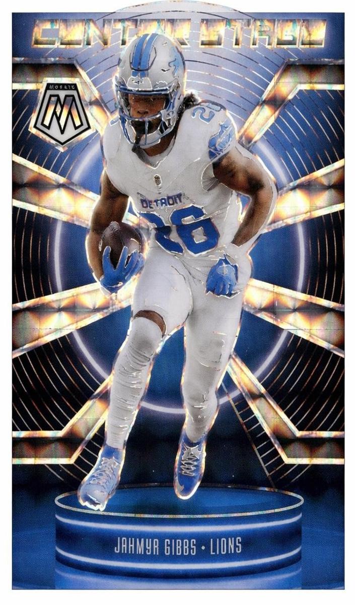2025 Panini Mosaic Football Silver Jahmyr Gibbs #29