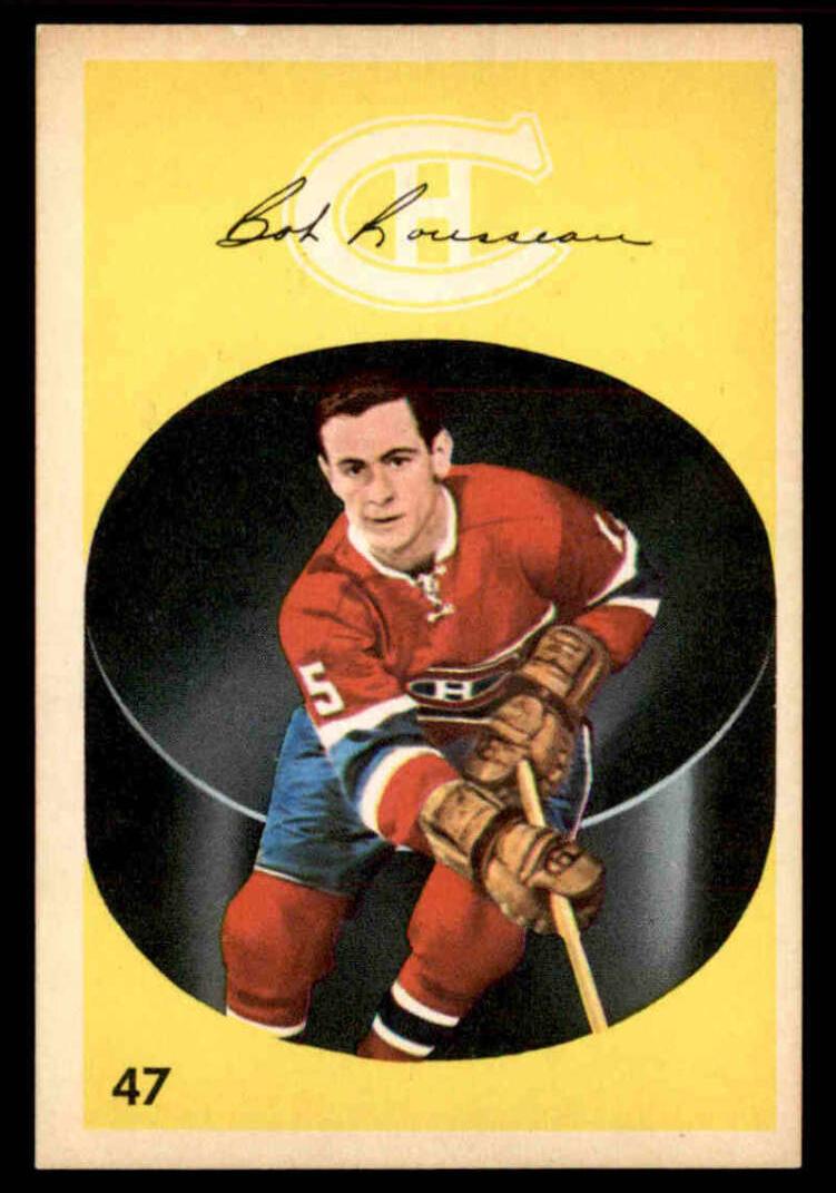 1962 Parkhurst Hockey Bobby Rousseau #47 PSA 6
