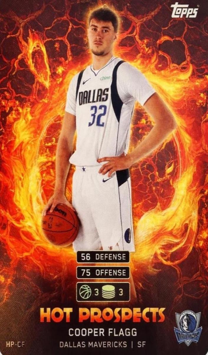 2025 Topps Match Attax Basketball Cooper Flagg #HP-CF RAW Ungraded