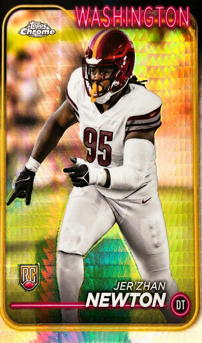 2024 Topps Chrome Football Prism Refractor Jer'Zhan Newton #233