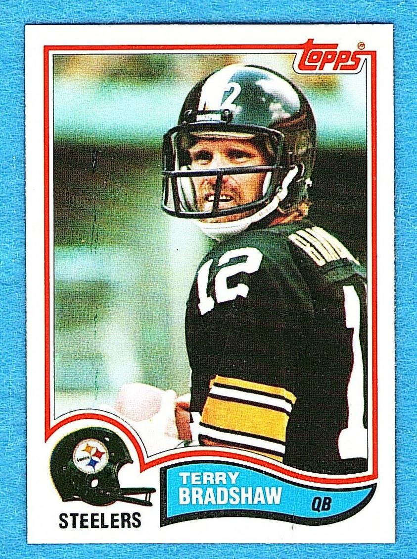 1982 Topps Football Terry Bradshaw #204 RAW Ungraded