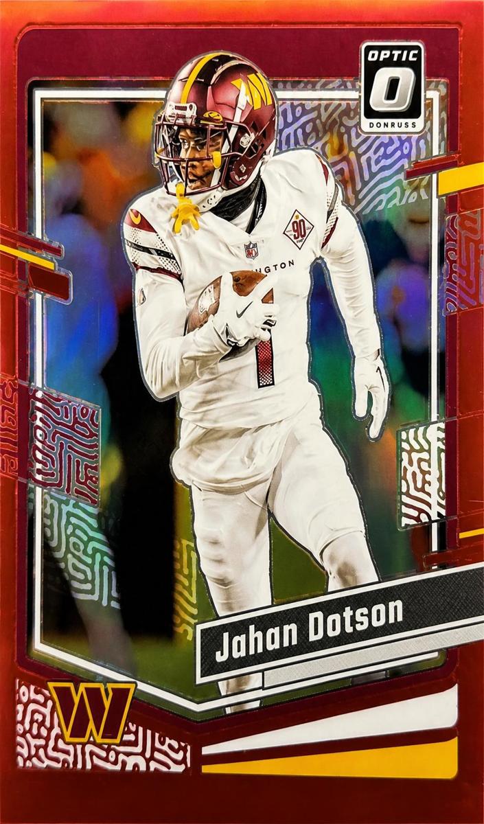 2023 Donruss Optic Football Red Jahan Dotson #196