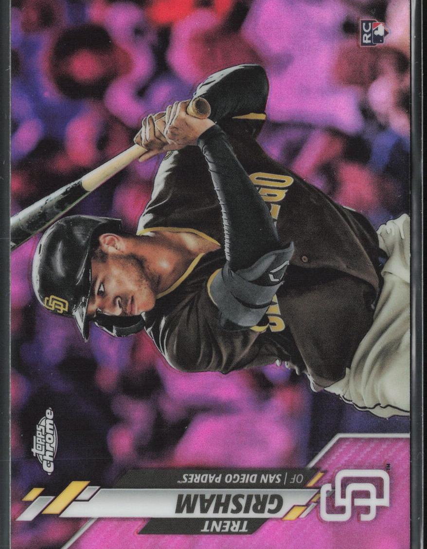 2020 Topps Chrome Baseball Pink Refractor Trent Grisham #101