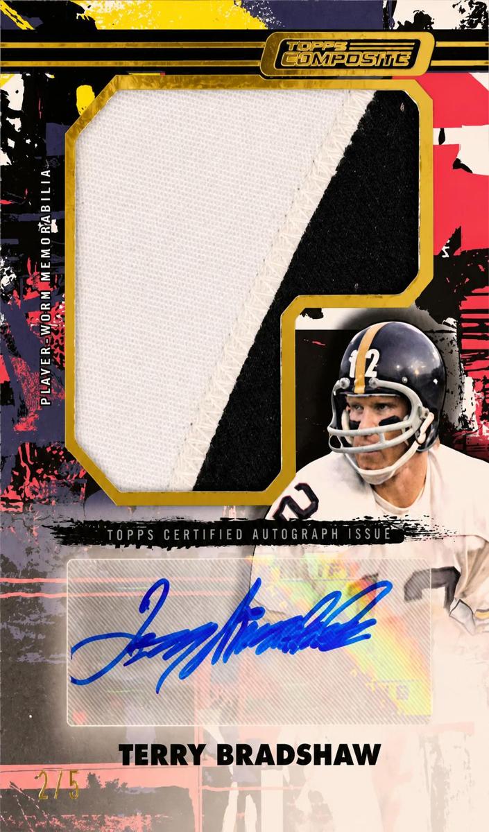 2023 Topps Composite Football Red Terry Bradshaw #CJPAV-TBR