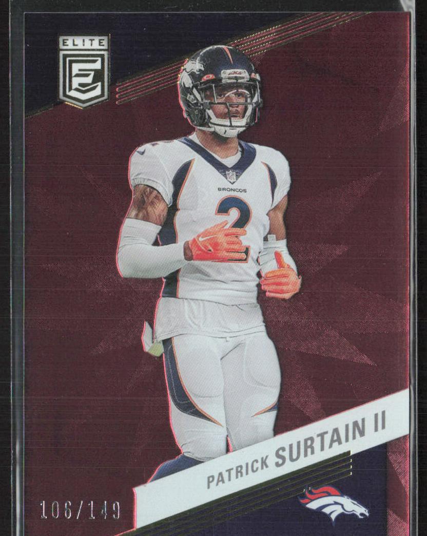 2023 Donruss Elite Football Maroon Patrick Surtain II #84