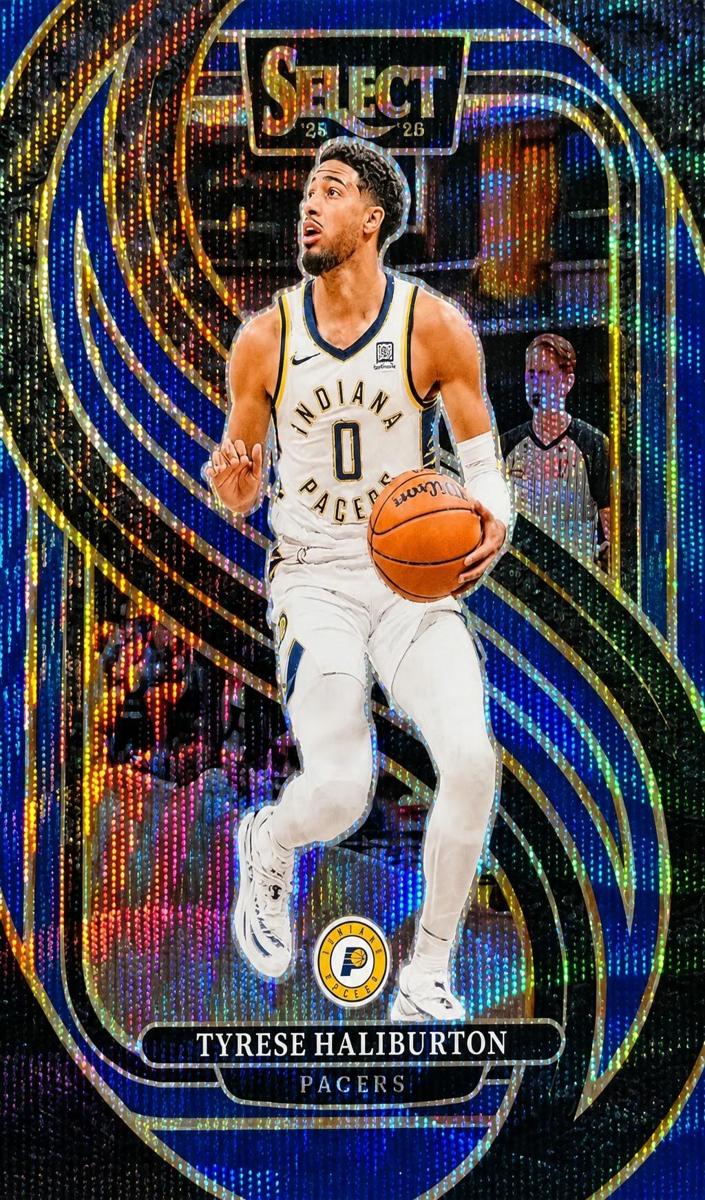 2024 Panini Select Basketball Blue Wave Tyrese Haliburton #165