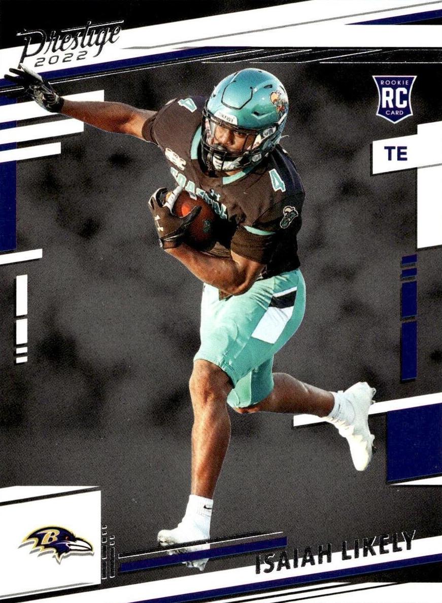 2022 Panini Prestige Football Isaiah Likely #340