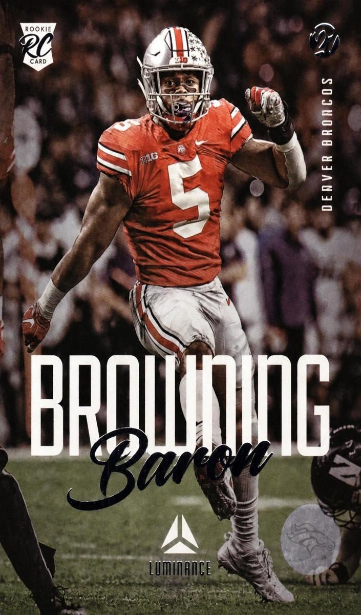 2021 Panini Luminance Football Baron Browning #186