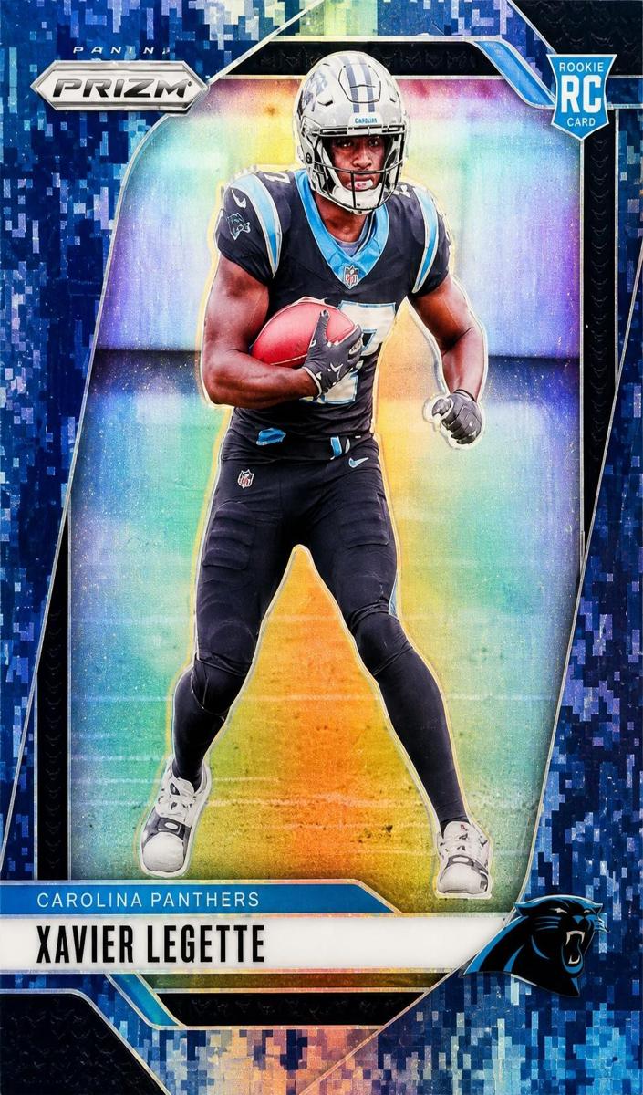 2024 Panini Prizm Football Navy Camo Xavier Legette #398