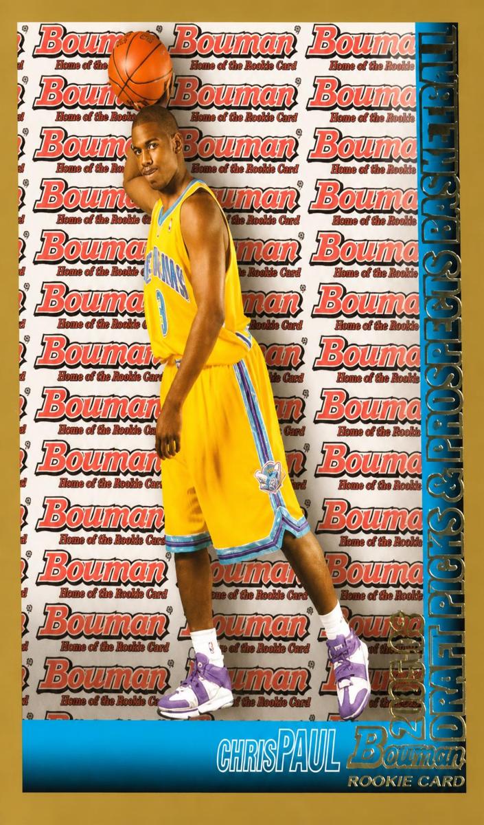 2005 Bowman Draft Picks & Prospects Basketball Gold Chris Paul #111