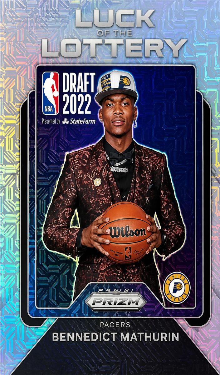 2022 Panini Prizm Basketball Mojo Bennedict Mathurin #8 PSA 9