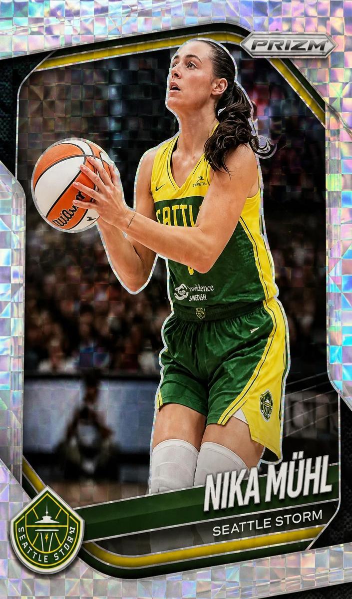 2025 Panini Prizm WNBA Basketball Checkerboard Nika Muhl #127