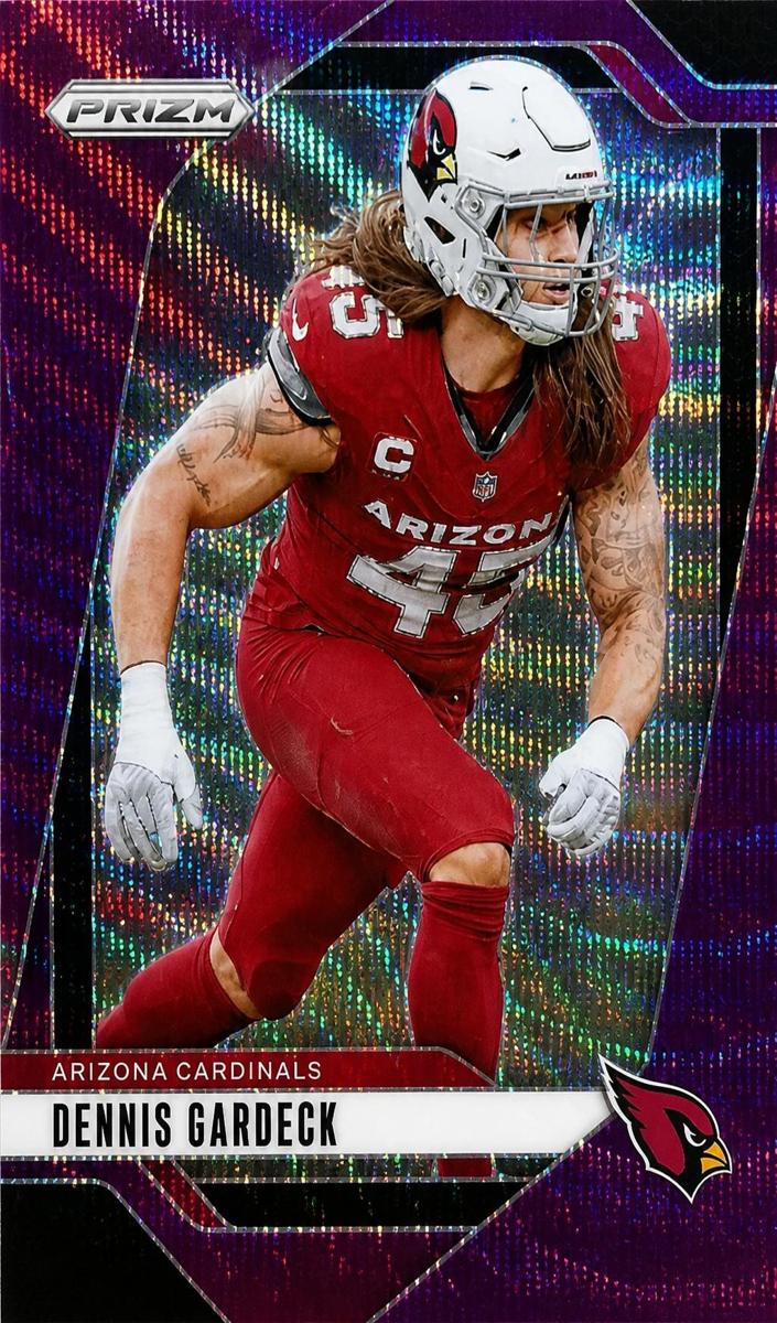 2024 Panini Prizm Football Purple Wave Dennis Gardeck #6