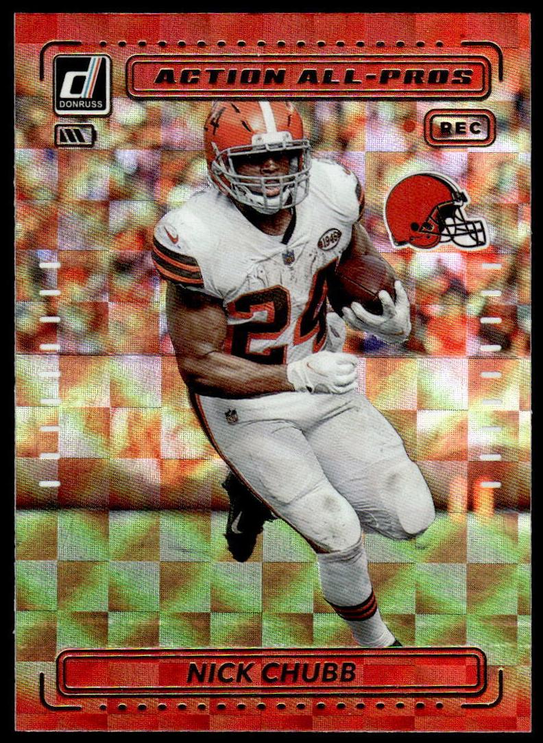 2022 Panini Donruss Football Nick Chubb #AP-5 PSA 10