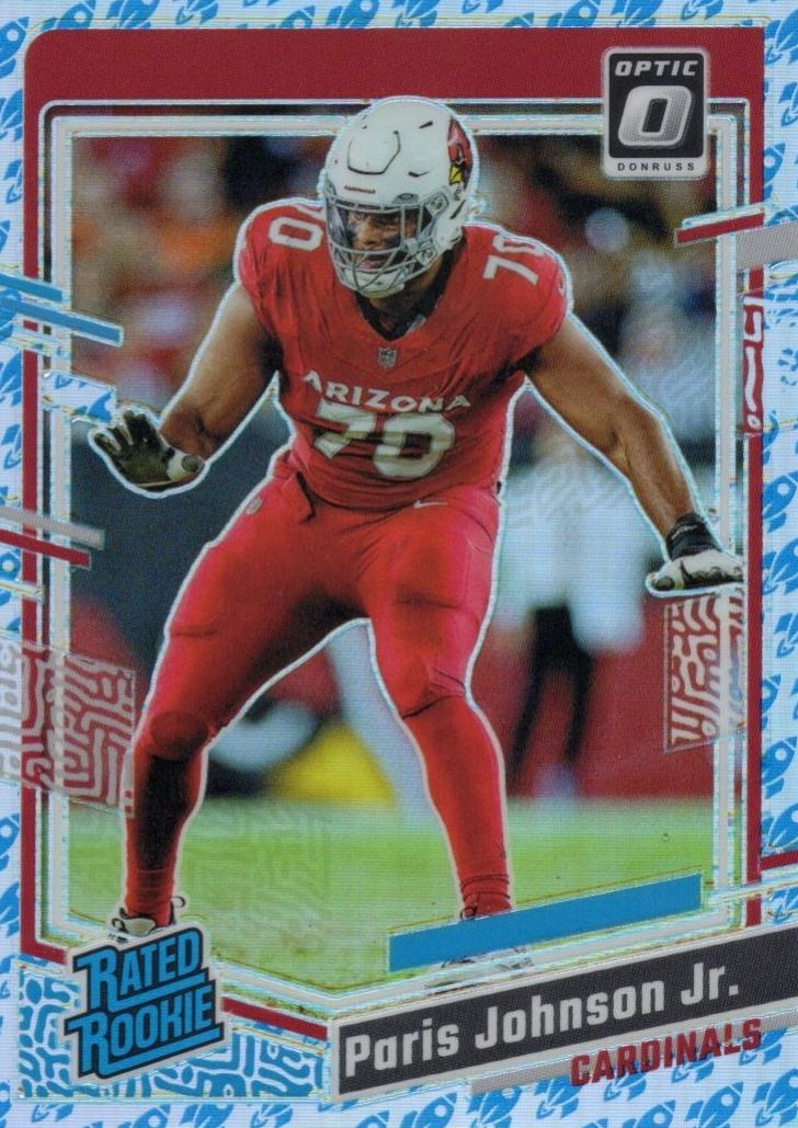 2023 Donruss Optic Football Rocket Paris Johnson Jr. #205