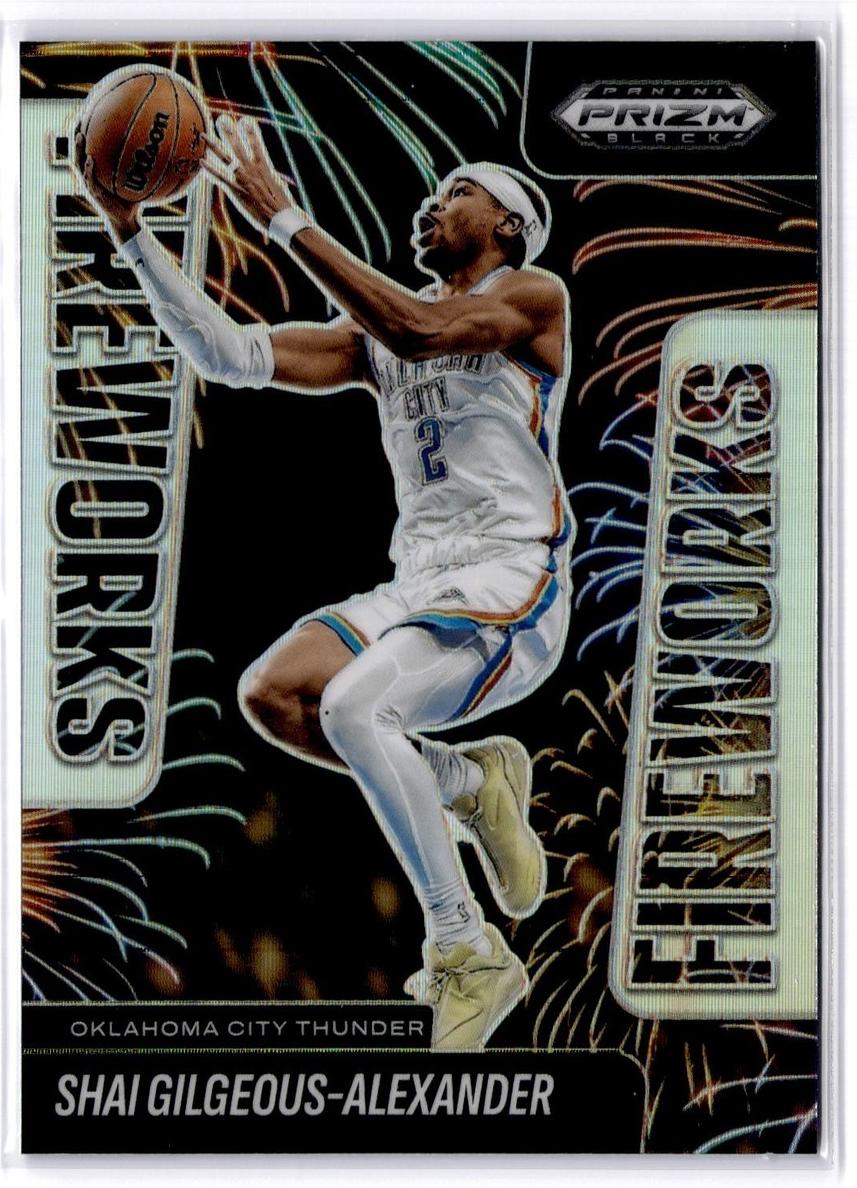 2024 Panini Prizm Black Basketball Silver Shai Gilgeous-Alexander #5