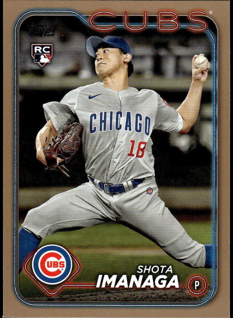 2024 Topps Baseball Gold Shota Imanaga #442 PSA 9