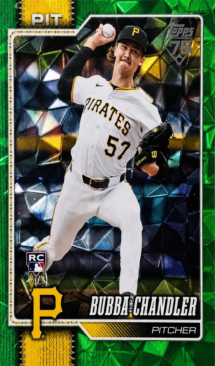 2026 Topps Baseball Green Diamante Foil Bubba Chandler #283