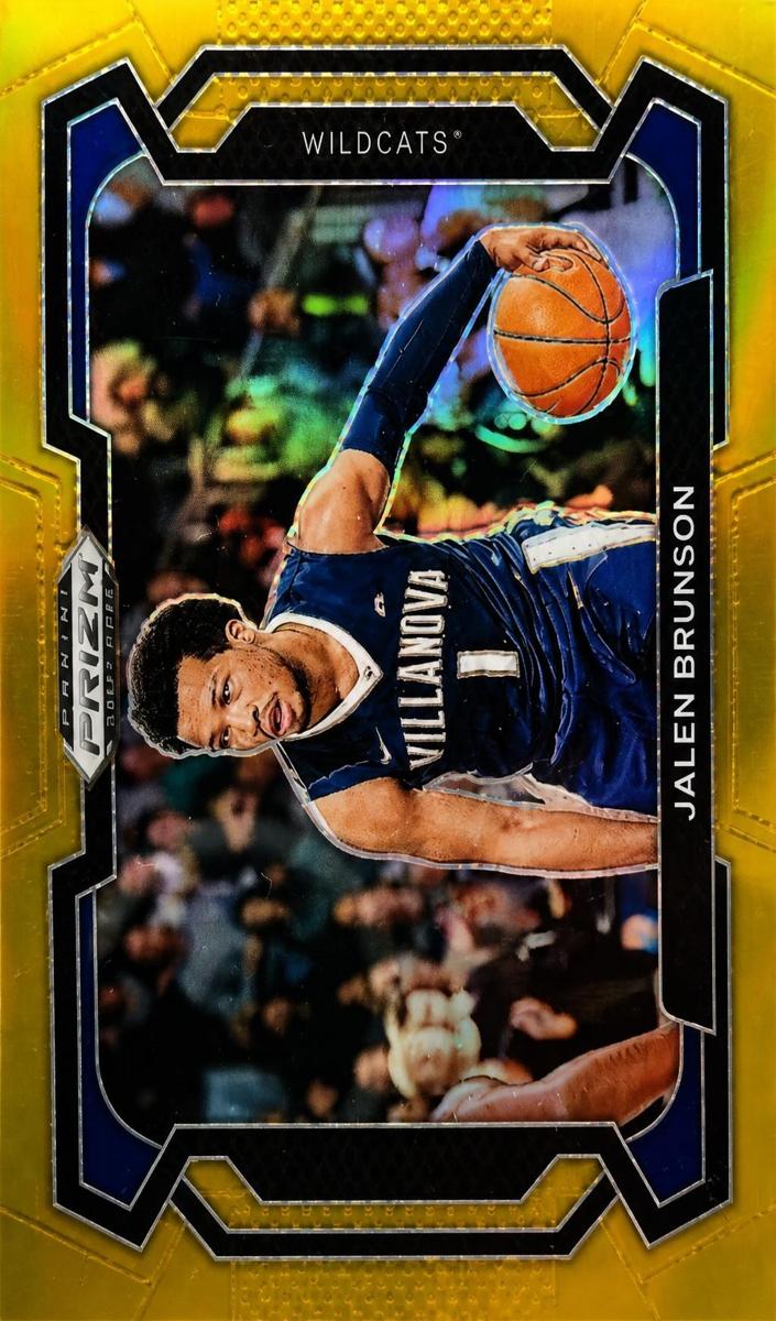 2024 Panini Prizm Draft Picks Basketball Gold Jalen Brunson #22 PSA 10