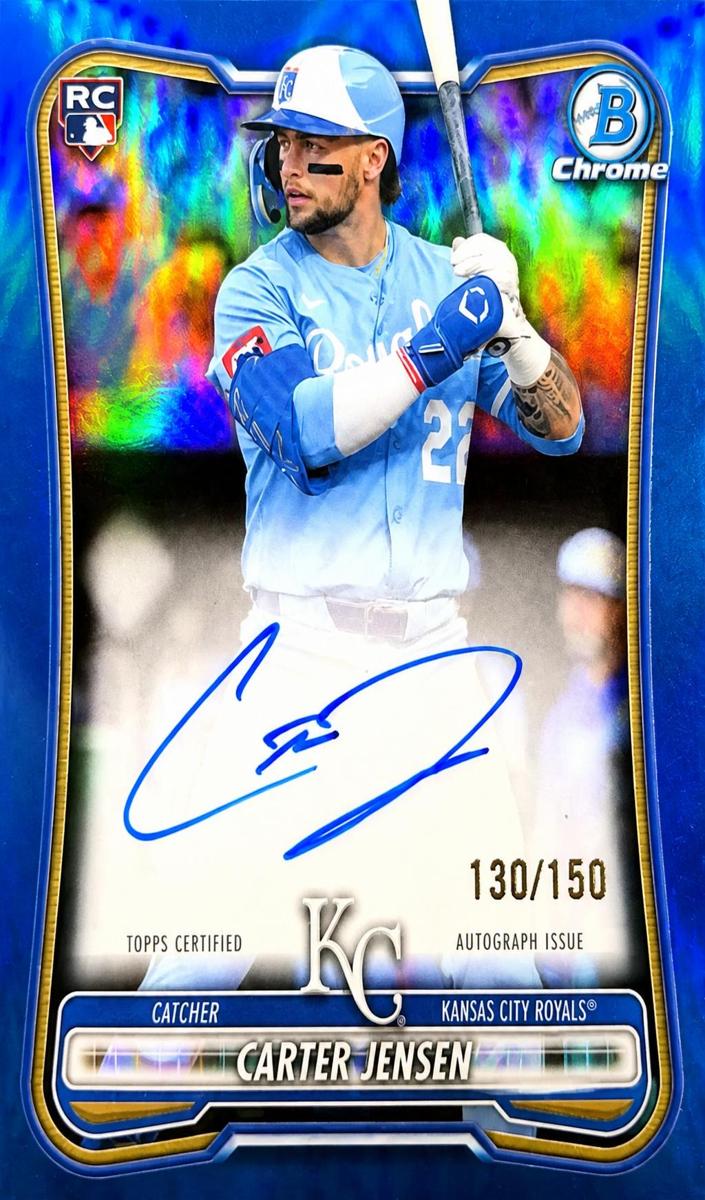 2026 Bowman Baseball Blue Refractor Carter Jensen #CRA-CJ