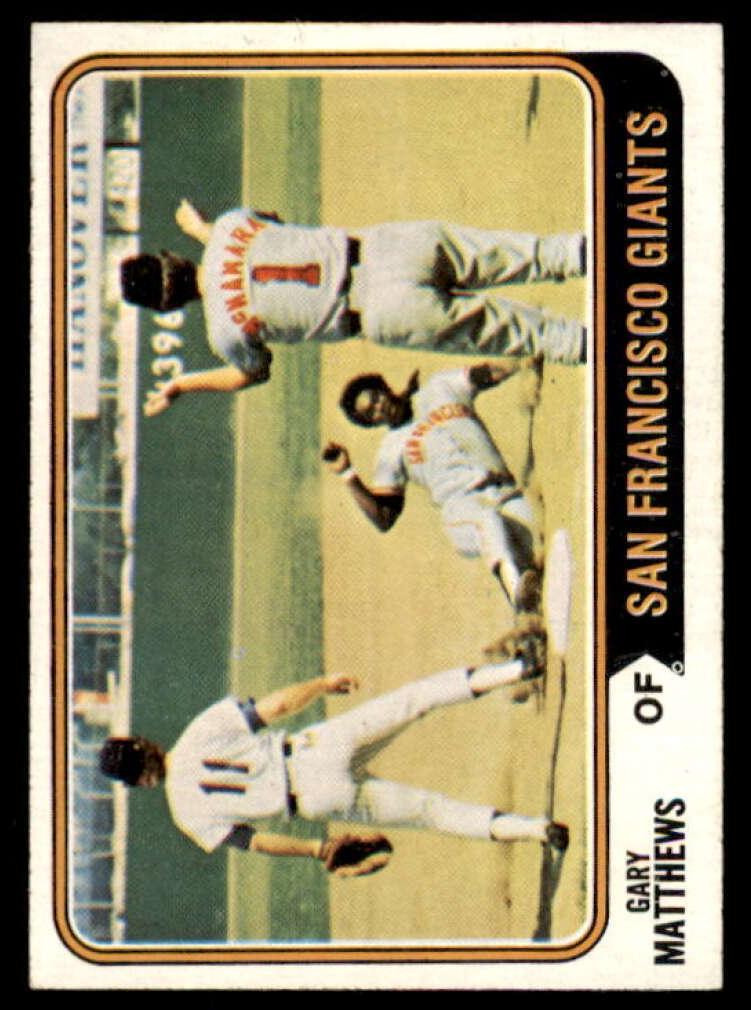 1974 Topps Baseball Gary Matthews #386 PSA 10