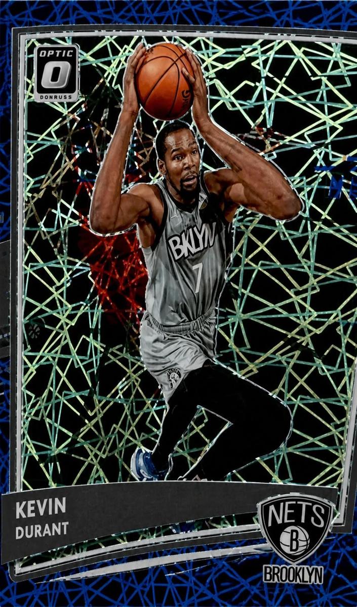 2020 Donruss Optic Basketball Blue Velocity Kevin Durant #136
