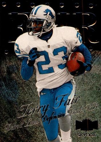 1999 Skybox Metal Universe Football Terry Fair #23