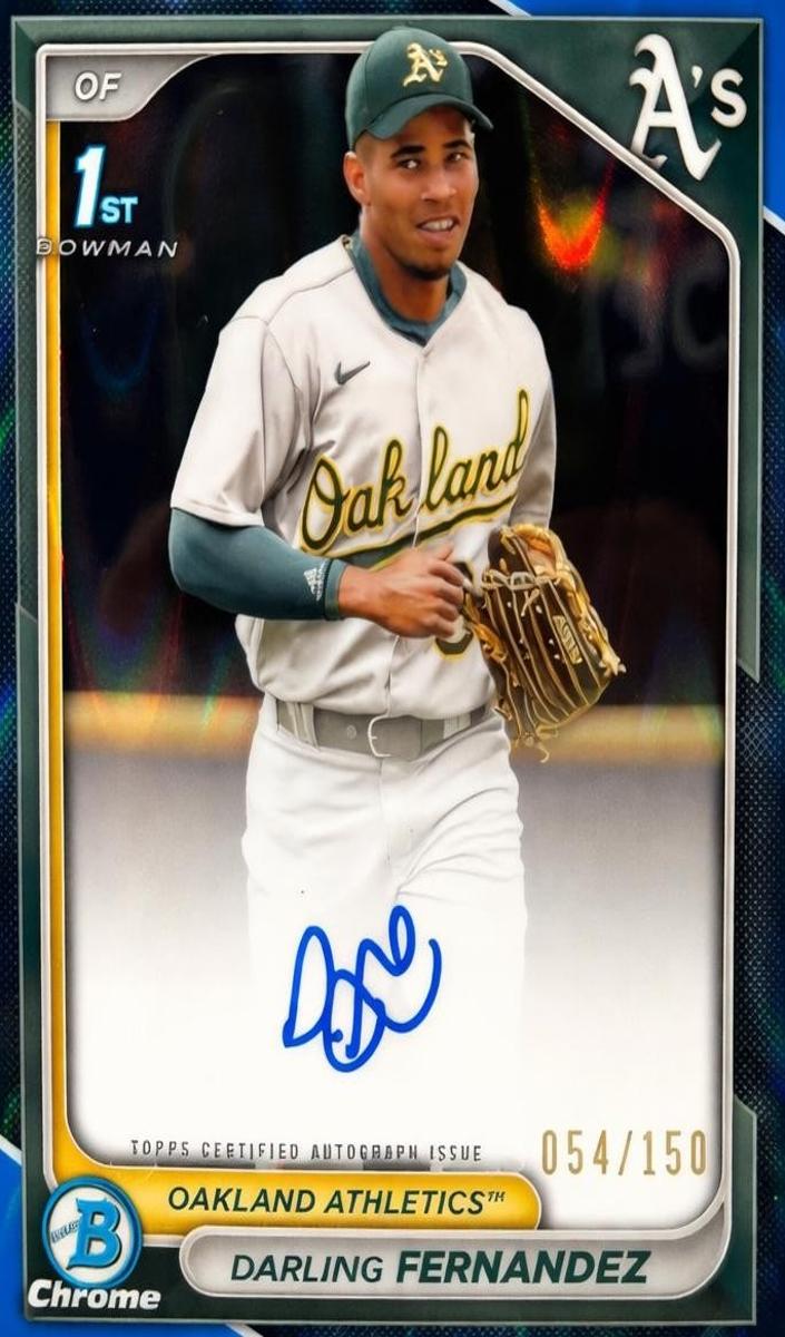 2024 Bowman Chrome Baseball Blue Darling Fernandez #CPA-DF SGC 9.5