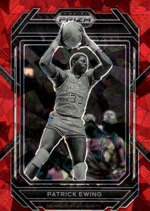 2023 Panini Prizm Draft Picks Basketball Red Ice Patrick Ewing #96