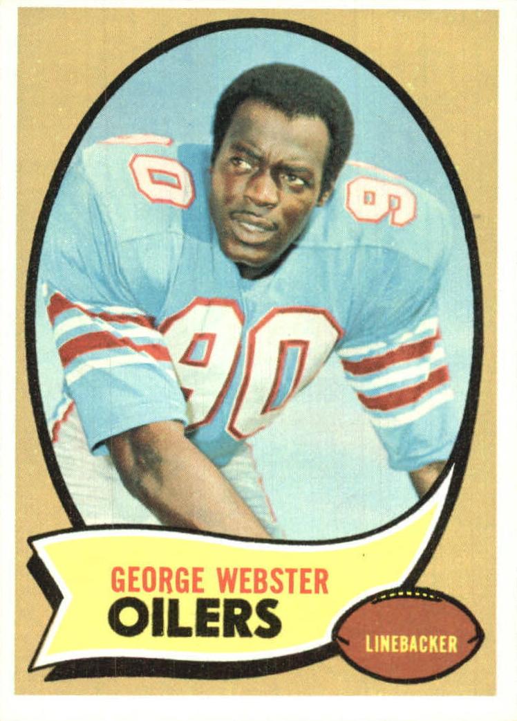 1970 Topps Football George Webster #120 PSA 9