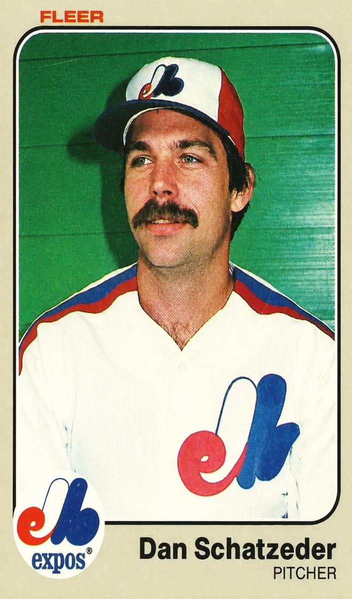 1983 Fleer Baseball Dan Schatzeder #296