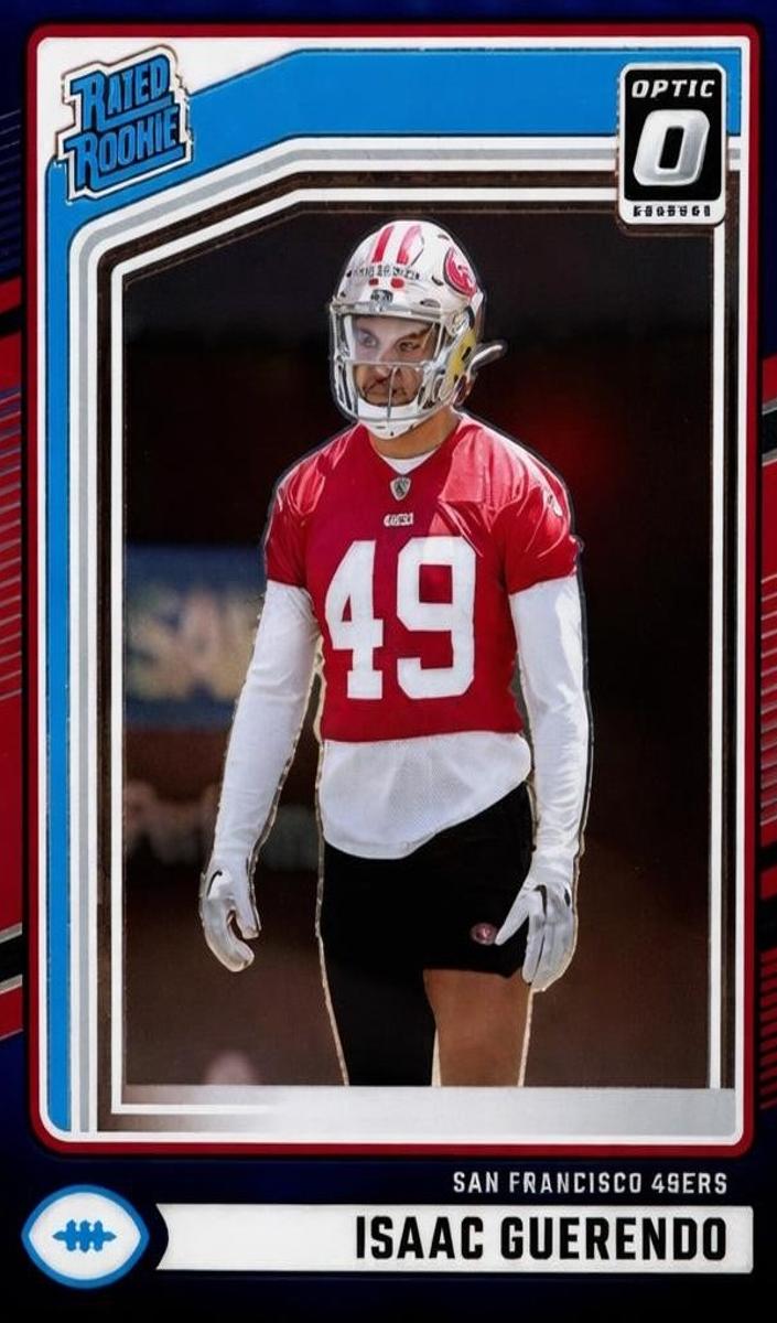 2024 Panini Donruss Football Purple Isaac Guerendo #336