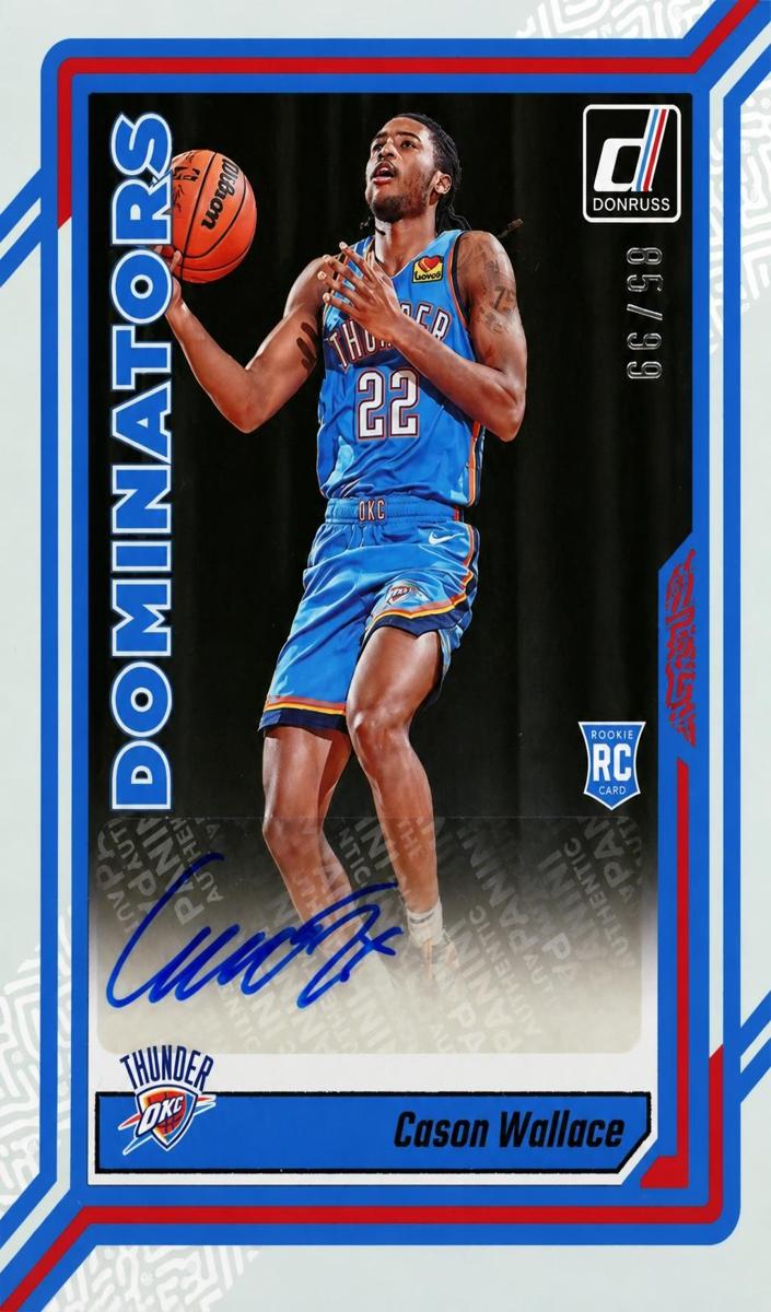 2023 Panini Donruss Basketball Cason Wallace #RD-CWO PSA 9