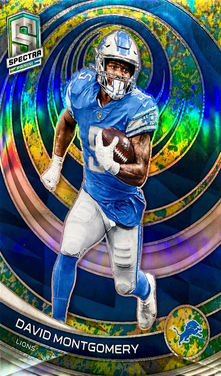 2023 Panini Spectra Football Neon Splatter David Montgomery #31
