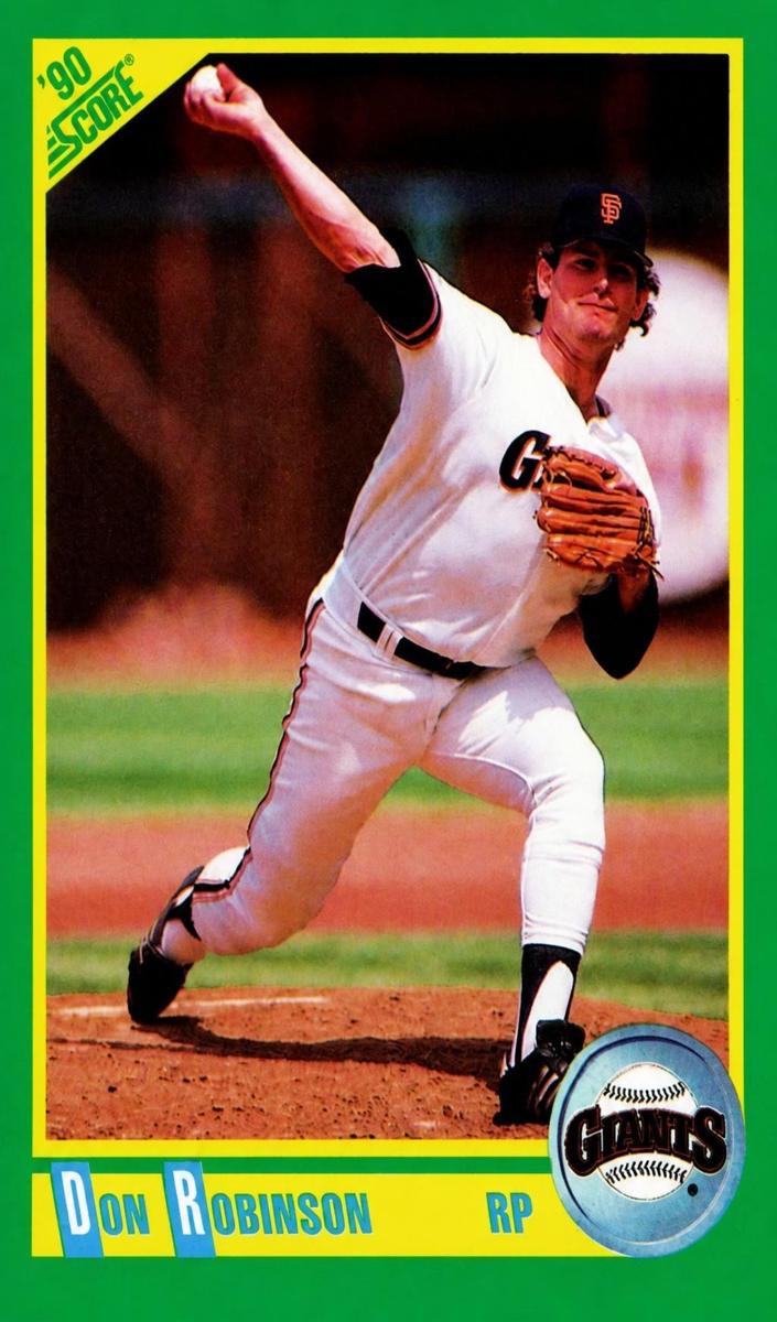 1990 Score Baseball Don Robinson #112 PSA 10