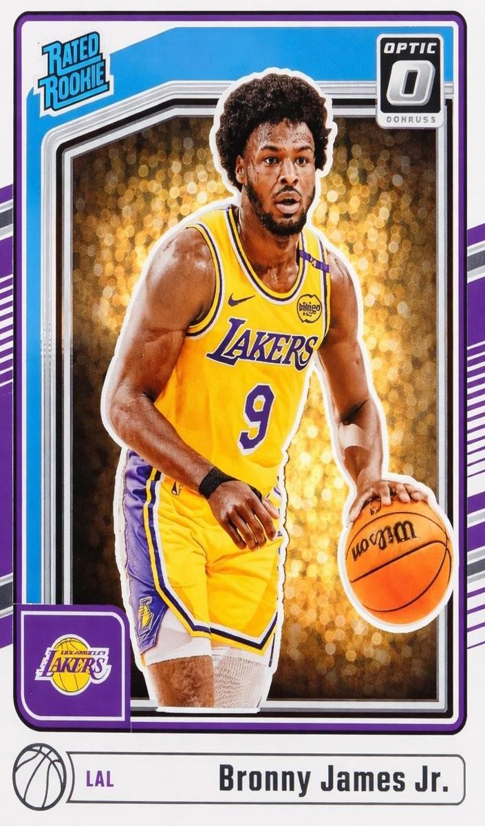 2024 Donruss Optic Basketball Bronny James Jr. #282 PSA 9