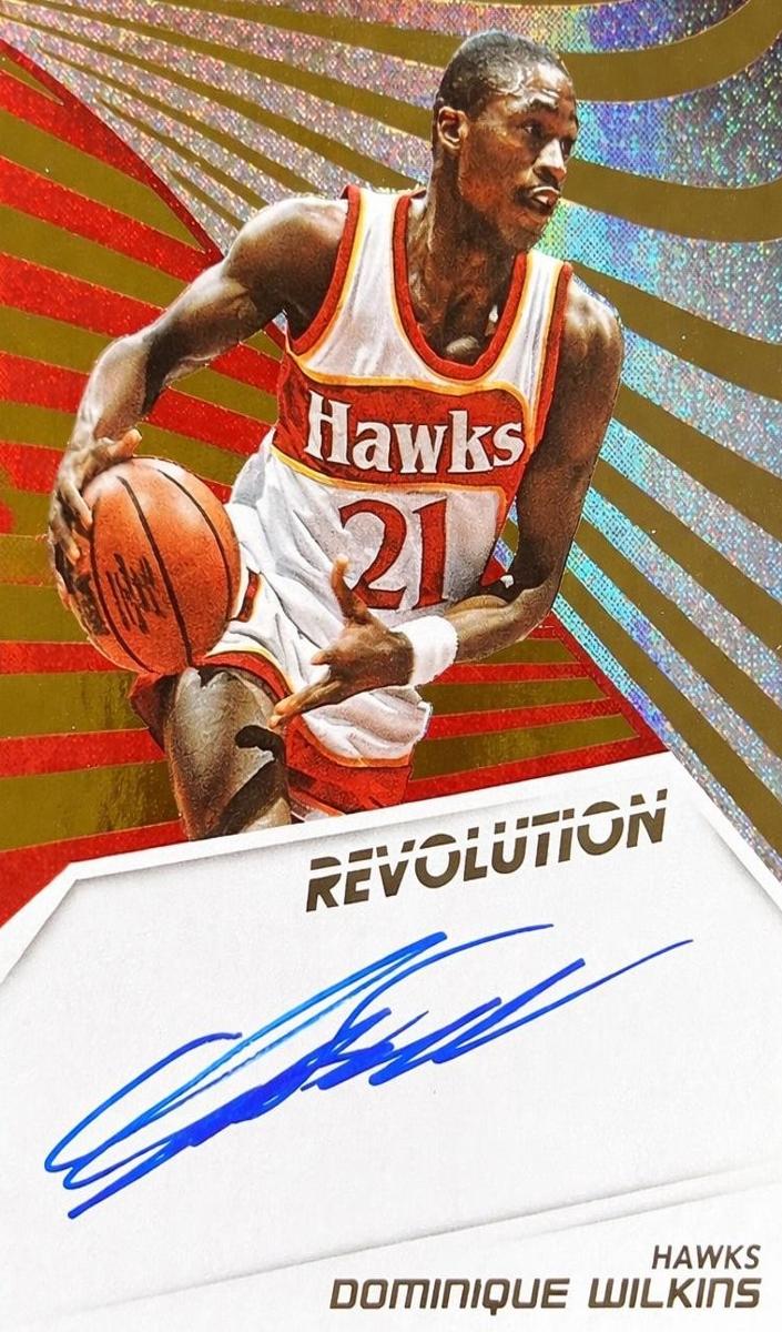 2018 Panini Revolution Basketball Dominique Wilkins #AU-DWK PSA 8.5