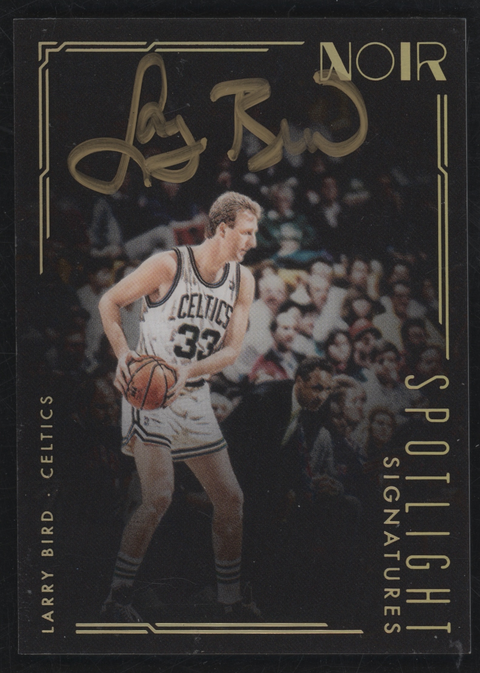 2017 Panini Noir Basketball Larry Bird #SS-LB
