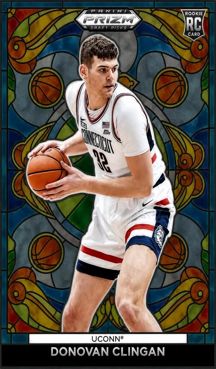 2024 Panini Prizm Draft Picks Basketball Donovan Clingan #15