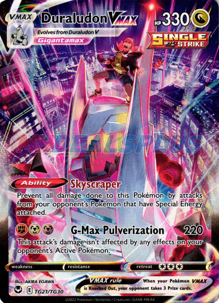 2022 Pokemon Silver Tempest Full Art Duraludon #TG21