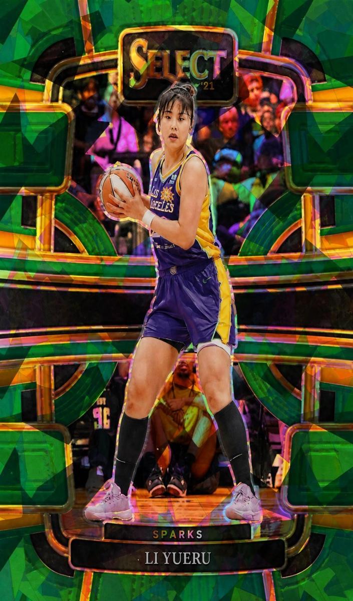 2024 Panini Select WNBA Basketball Green Ice Li Yueru #74