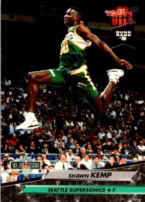 1992 Fleer Ultra Basketball Shawn Kemp #205