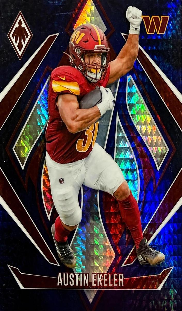 2024 Panini Phoenix Football Blue Hyper Austin Ekeler #10